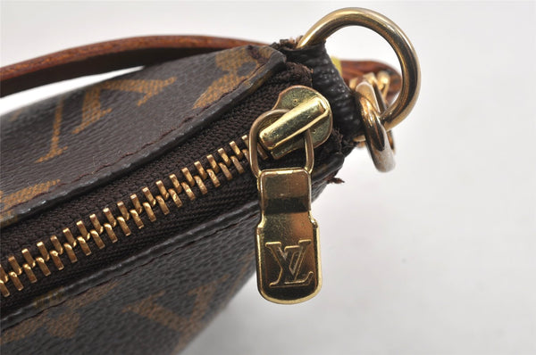 Authentic Louis Vuitton Monogram Pochette Accessoires Pouch M51980 LV 2524K