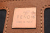 Authentic FENDI Mamma Baguette Shoulder Hand Bag Purse Leather Brown 2525I