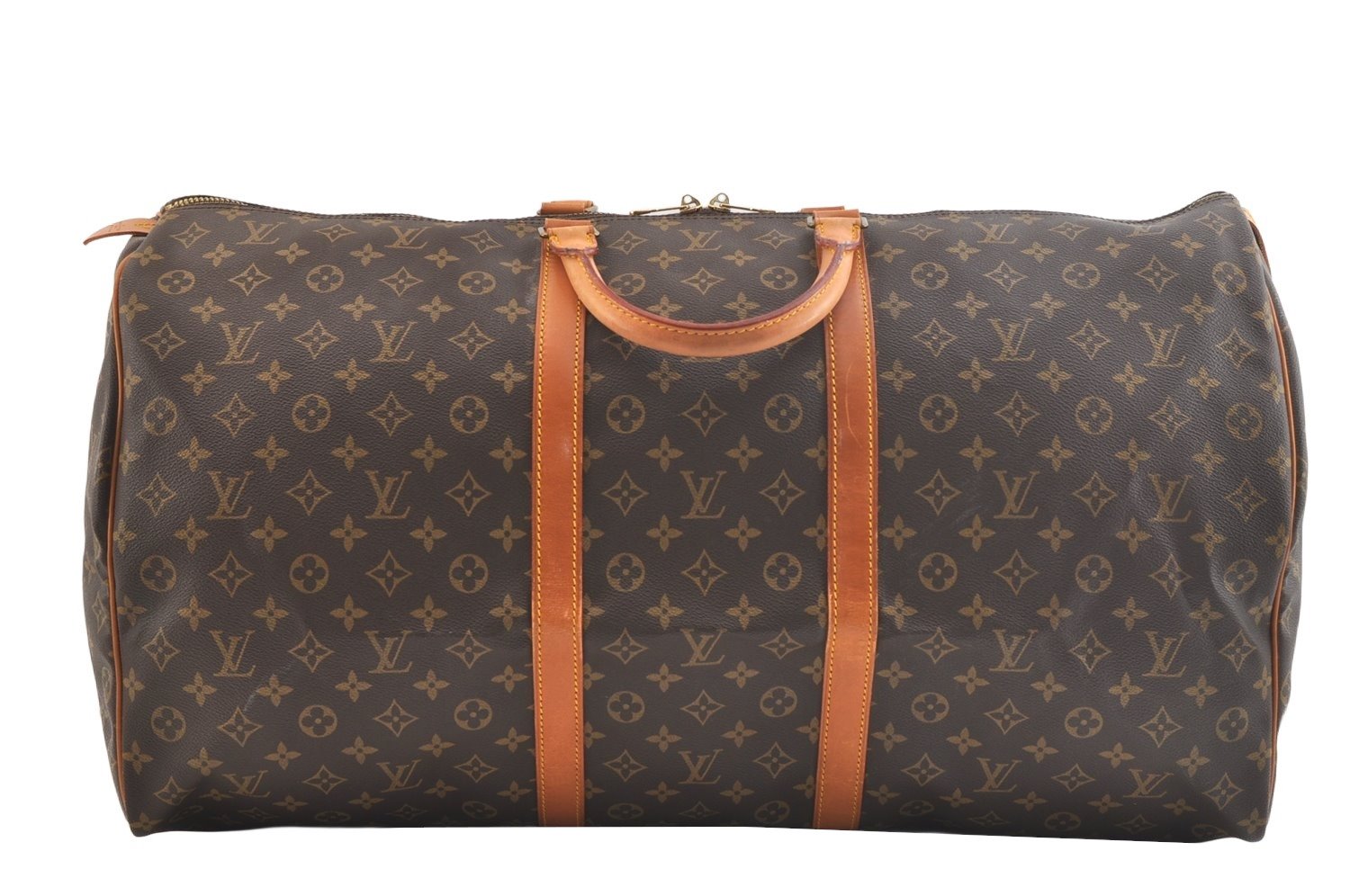 Authentic Louis Vuitton Monogram Keepall 60 Travel Boston Bag M41422 LV 2525K