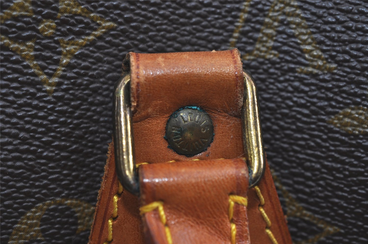 Authentic Louis Vuitton Monogram Sac Trico Hand Bag M51450 LV 2526I