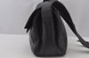 Authentic GUCCI Vintage Shoulder Cross Body Bag Purse Leather Black Junk 2526J