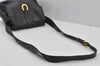 Authentic GUCCI Vintage Shoulder Cross Body Bag Purse Leather Black Junk 2526J