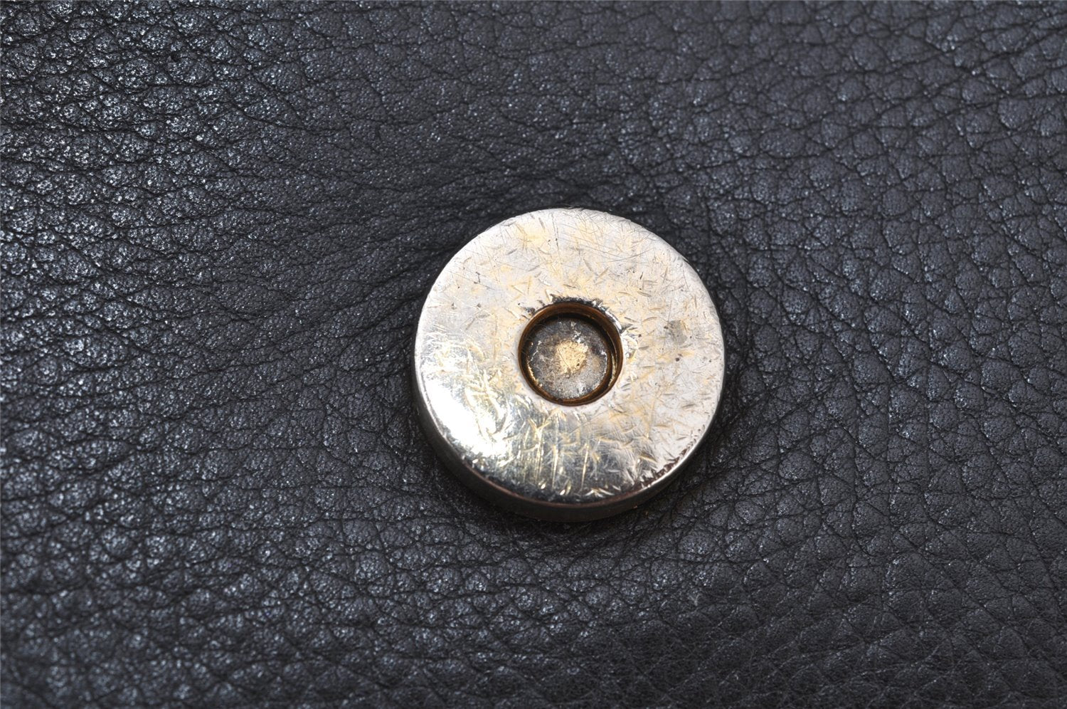 Authentic GUCCI Vintage Shoulder Cross Body Bag Purse Leather Black Junk 2526J