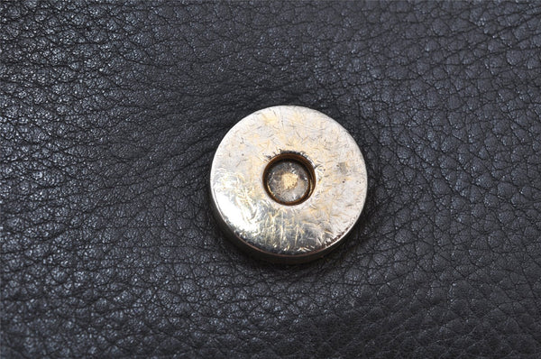 Authentic GUCCI Vintage Shoulder Cross Body Bag Purse Leather Black Junk 2526J