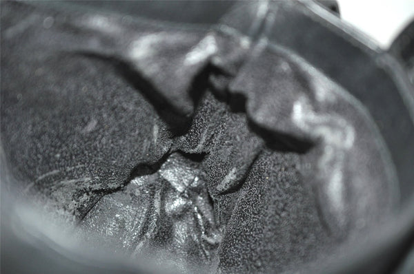 Authentic GUCCI Vintage Shoulder Cross Body Bag Purse Leather Black Junk 2526J