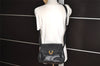Authentic GUCCI Vintage Shoulder Cross Body Bag Purse Leather Black Junk 2526J