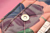 Authentic PRADA Flower Nylon Tessuto Saffiano Leather Shoulder Bag Pink 2528I