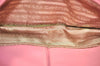 Authentic PRADA Flower Nylon Tessuto Saffiano Leather Shoulder Bag Pink 2528I