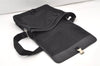 Authentic PRADA Nylon Tessuto Leather Shoulder Cross Body Bag Black 2528J