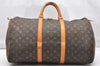 Authentic Louis Vuitton Monogram Keepall 50 Travel Boston Bag M41426 LV 2528K