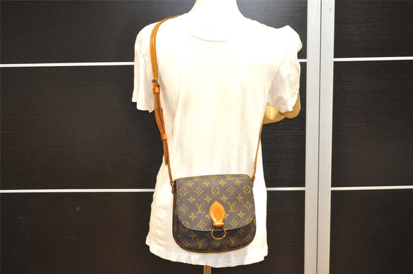 Authentic Louis Vuitton Monogram Saint Cloud MM M51243 Shoulder Cross Bag 2529I