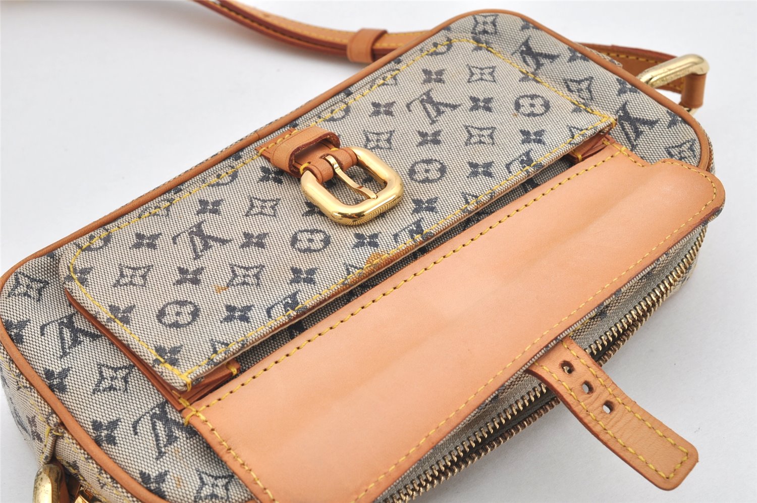 Auth Louis Vuitton Monogram Mini Juliet MM Shoulder Cross Bag M92004 LV 2530K