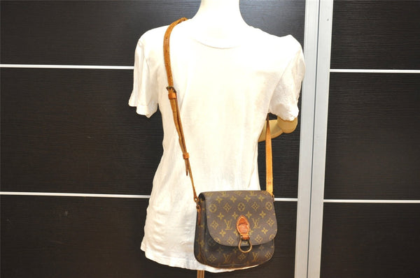 Auth Louis Vuitton Monogram Saint Cloud MM Shoulder Cross Bag Old Model LV 2531I