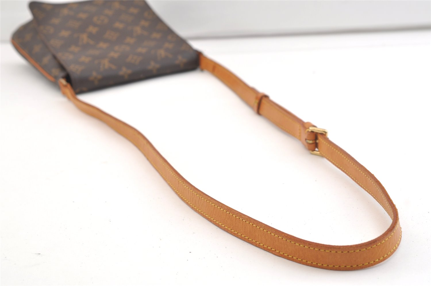 Auth Louis Vuitton Monogram Musette Salsa M51387 Long Shoulder Cross Bag 2531K