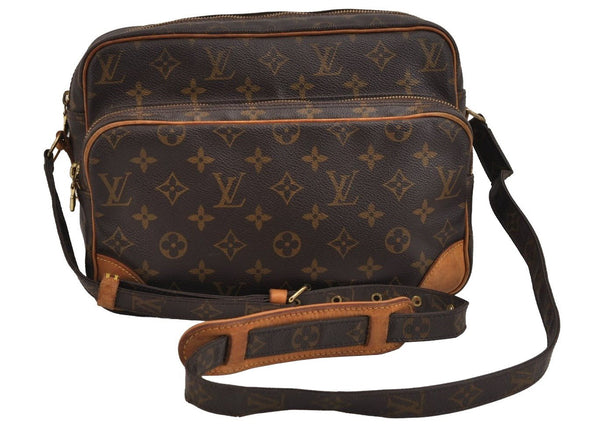 Authentic Louis Vuitton Monogram Nile Shoulder Cross Body Bag M45244 Junk 2533J