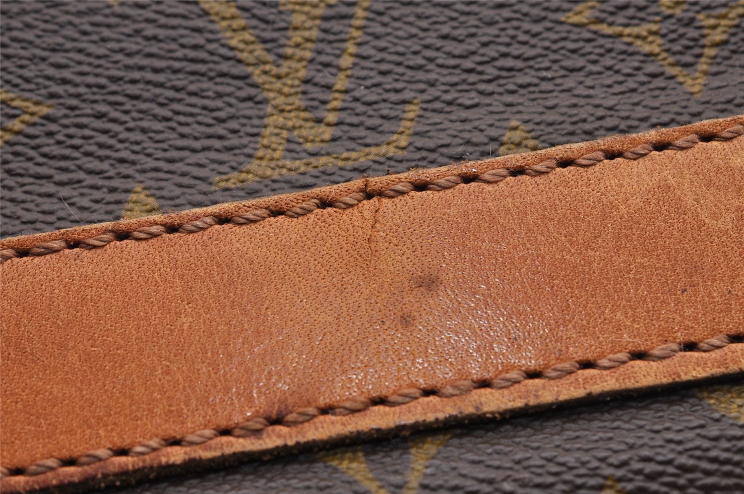 Authentic Louis Vuitton Monogram Sac Chaussures 30 Boston Bag Old Model LV 2535I