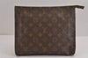 Auth Louis Vuitton Monogram Poche Toilette 26 Cosmetics Pouch USA Model LV 2535J