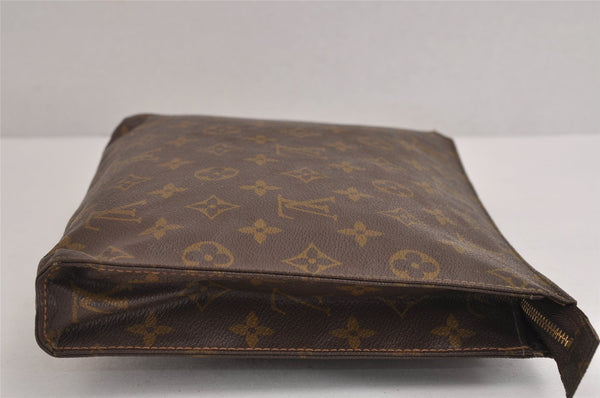 Auth Louis Vuitton Monogram Poche Toilette 26 Cosmetics Pouch USA Model LV 2535J