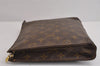 Auth Louis Vuitton Monogram Poche Toilette 26 Cosmetics Pouch USA Model LV 2535J