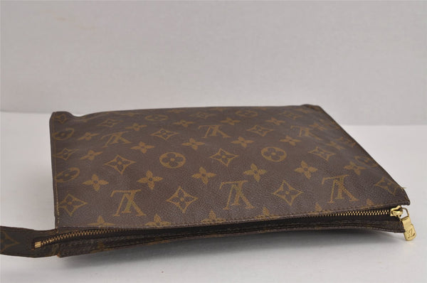 Auth Louis Vuitton Monogram Poche Toilette 26 Cosmetics Pouch USA Model LV 2535J