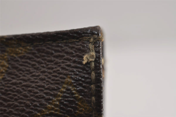 Auth Louis Vuitton Monogram Poche Toilette 26 Cosmetics Pouch USA Model LV 2535J