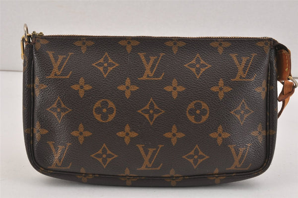 Authentic Louis Vuitton Monogram Pochette Accessoires Pouch M51980 Junk 2535K