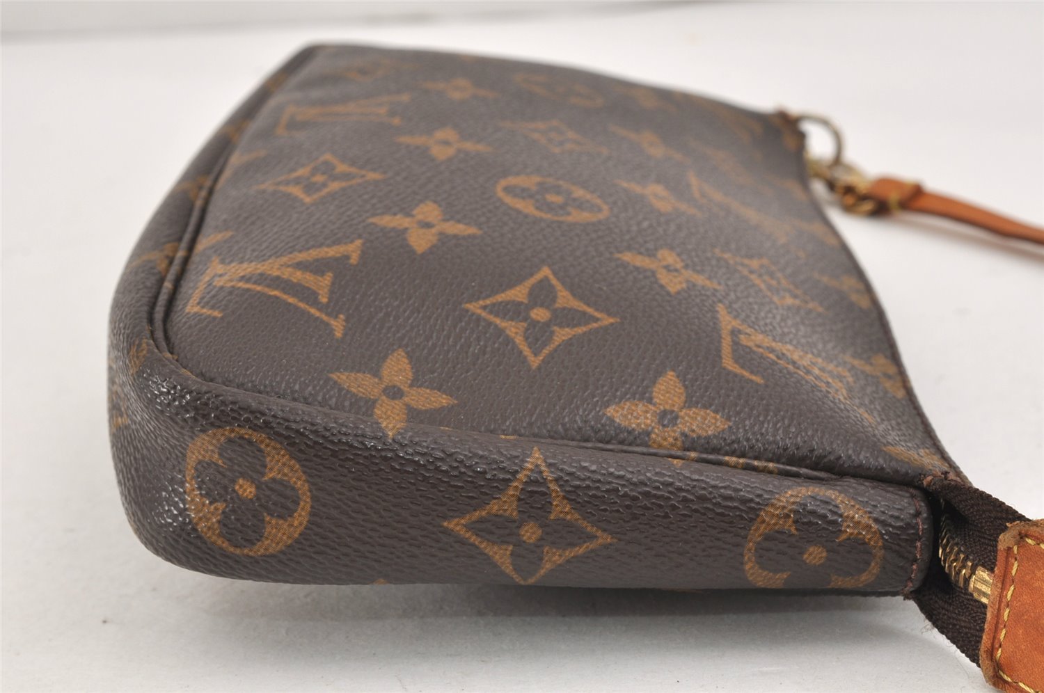 Authentic Louis Vuitton Monogram Pochette Accessoires Pouch M51980 Junk 2535K