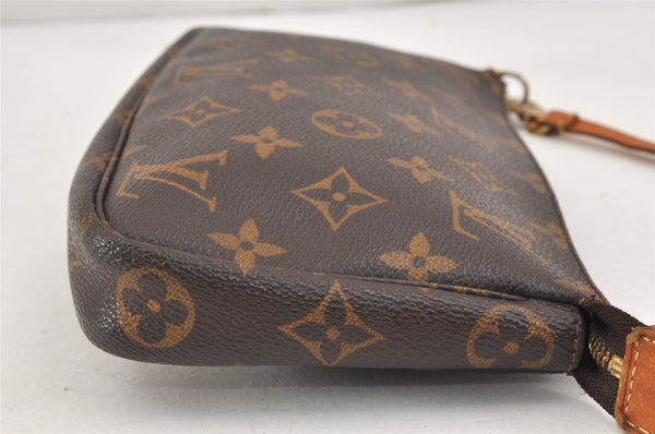 Authentic Louis Vuitton Monogram Pochette Accessoires Pouch M51980 Junk 2535K