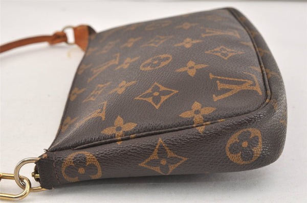 Authentic Louis Vuitton Monogram Pochette Accessoires Pouch M51980 Junk 2535K
