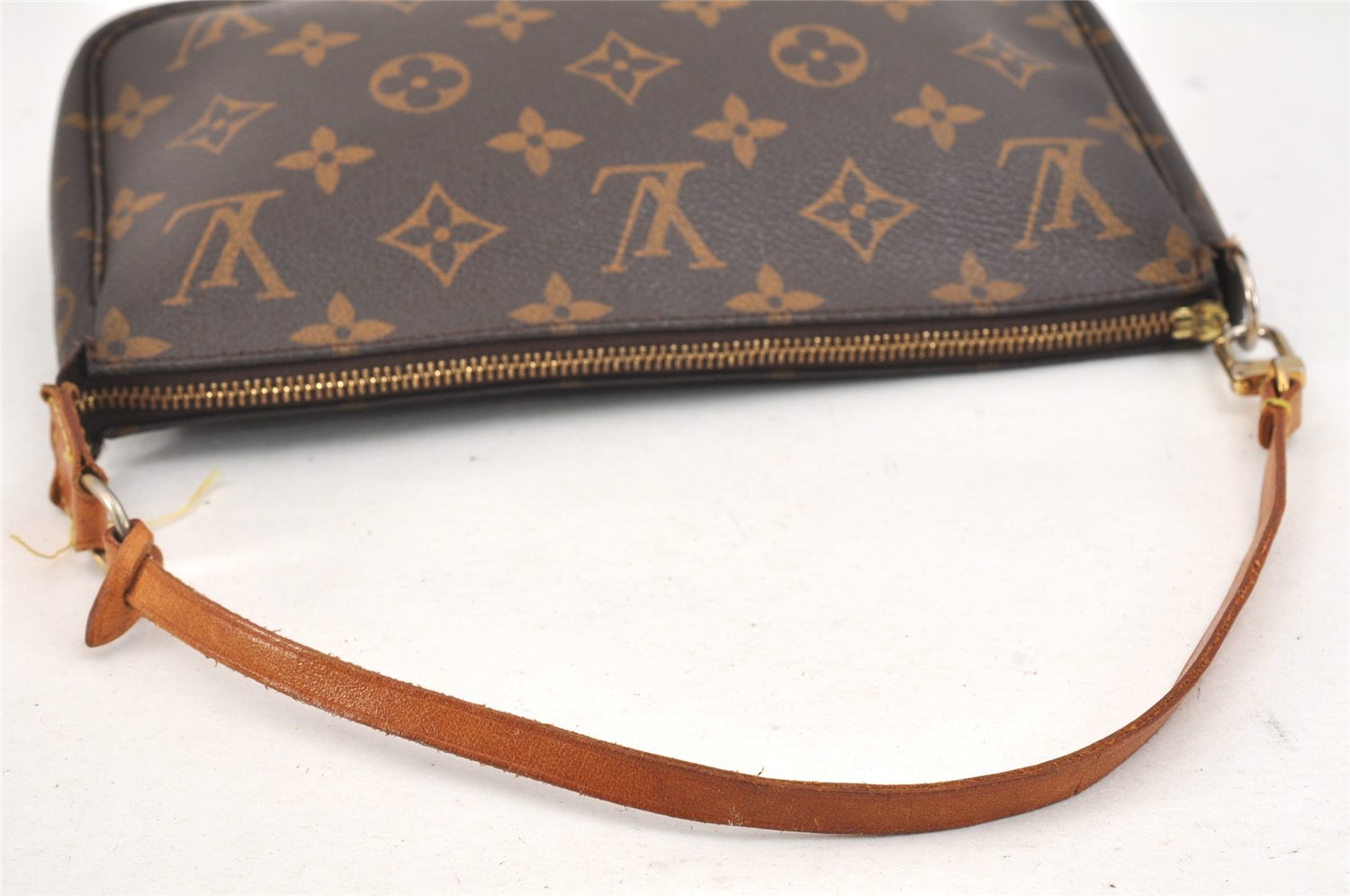 Authentic Louis Vuitton Monogram Pochette Accessoires Pouch M51980 Junk 2535K