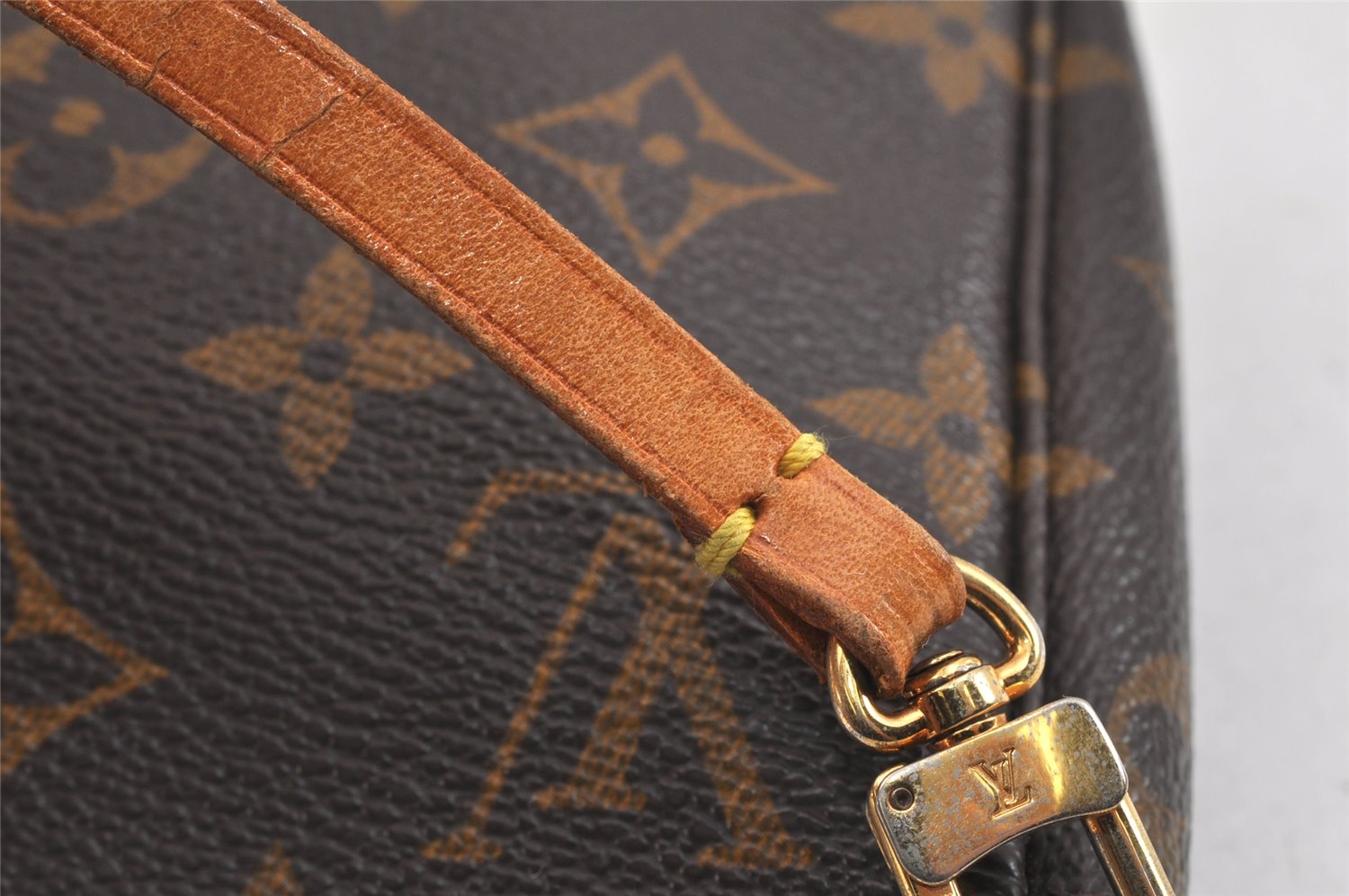 Authentic Louis Vuitton Monogram Pochette Accessoires Pouch M51980 Junk 2535K