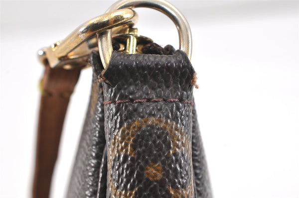 Authentic Louis Vuitton Monogram Pochette Accessoires Pouch M51980 Junk 2535K