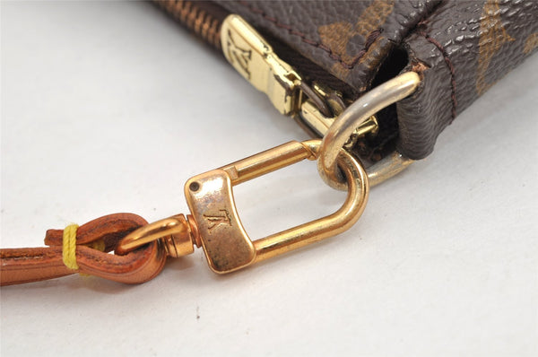Authentic Louis Vuitton Monogram Pochette Accessoires Pouch M51980 LV 2536K