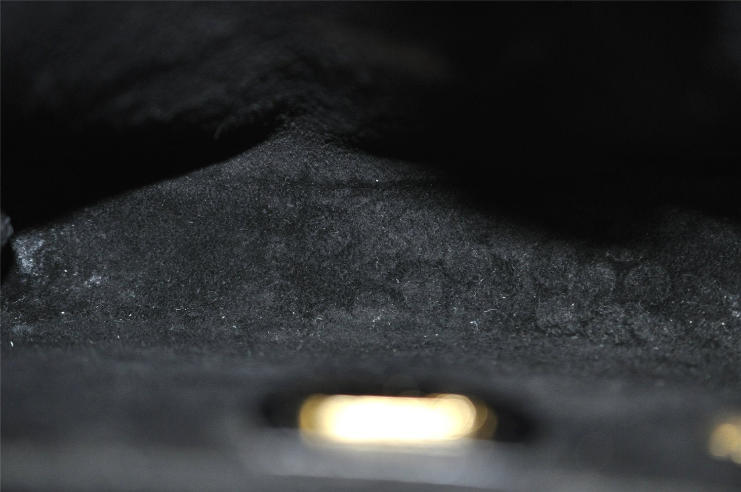 Authentic Vintage GUCCI Shoulder Cross Body Bag Purse Enamel Leather Black 2537I