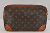 Authentic Louis Vuitton Monogram Compiegne 28 Clutch Hand Bag M51845 LV 2537K