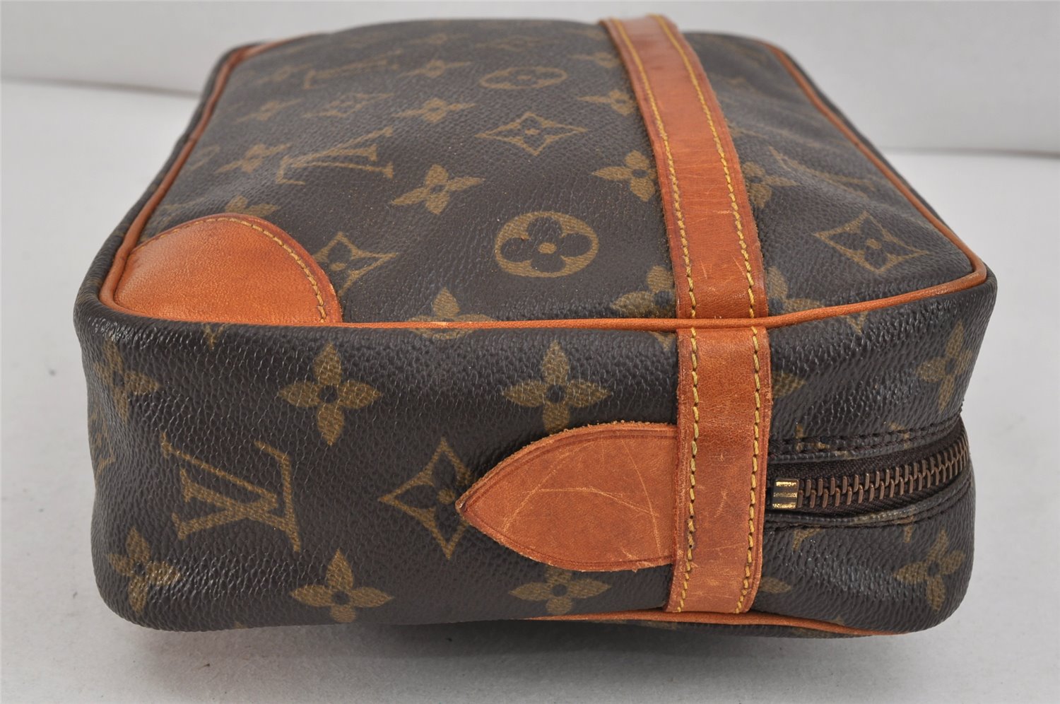 Authentic Louis Vuitton Monogram Compiegne 28 Clutch Hand Bag M51845 LV 2537K