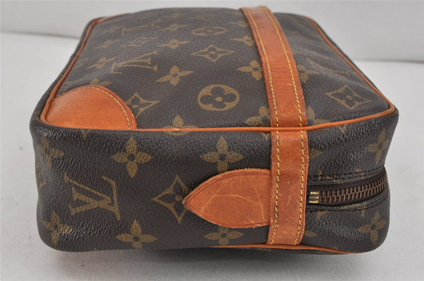 Authentic Louis Vuitton Monogram Compiegne 28 Clutch Hand Bag M51845 LV 2537K