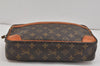 Authentic Louis Vuitton Monogram Compiegne 28 Clutch Hand Bag M51845 LV 2537K