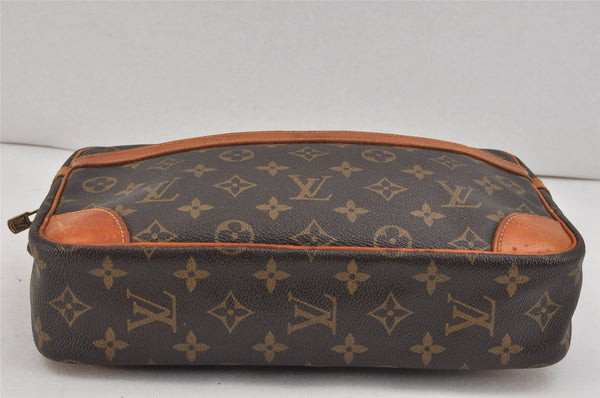 Authentic Louis Vuitton Monogram Compiegne 28 Clutch Hand Bag M51845 LV 2537K