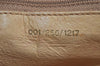 Authentic GUCCI Web Sherry Line Micro GG Shoulder Bag PVC Leather Brown 2538I
