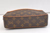 Authentic Louis Vuitton Monogram Compiegne 23 Clutch Hand Bag M51847 LV 2538K