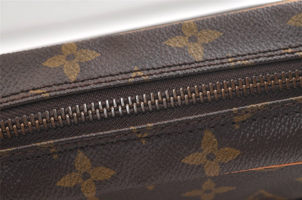 Authentic Louis Vuitton Monogram Compiegne 23 Clutch Hand Bag M51847 LV 2538K