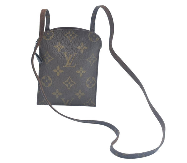 Auth Louis Vuitton Monogram Pochette Secret Shoulder Bag Pouch Old Model 2539I