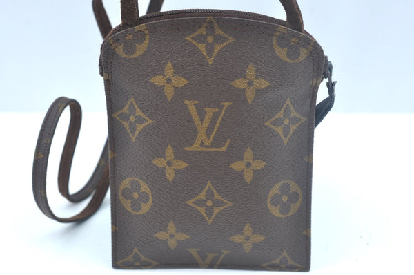 Auth Louis Vuitton Monogram Pochette Secret Shoulder Bag Pouch Old Model 2539I