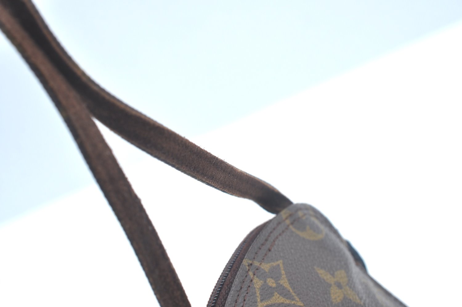 Auth Louis Vuitton Monogram Pochette Secret Shoulder Bag Pouch Old Model 2539I