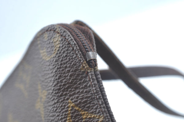 Auth Louis Vuitton Monogram Pochette Secret Shoulder Bag Pouch Old Model 2539I