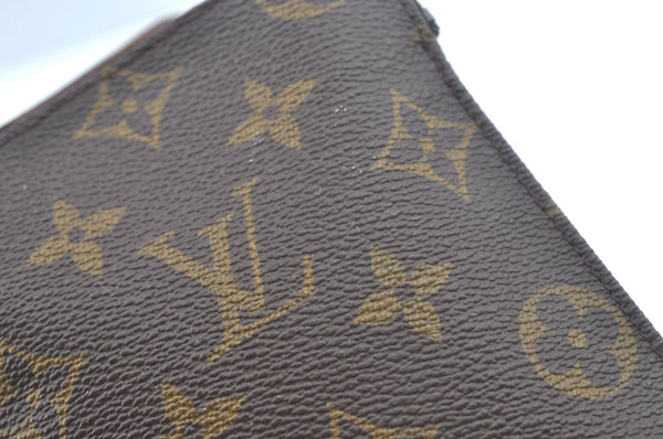 Auth Louis Vuitton Monogram Pochette Secret Shoulder Bag Pouch Old Model 2539I