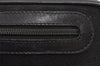 Authentic GUCCI Web Sherry Line Micro GG Canvas Leather Shoulder Bag Black 2539J