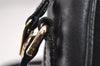 Authentic GUCCI Web Sherry Line Micro GG Canvas Leather Shoulder Bag Black 2539J