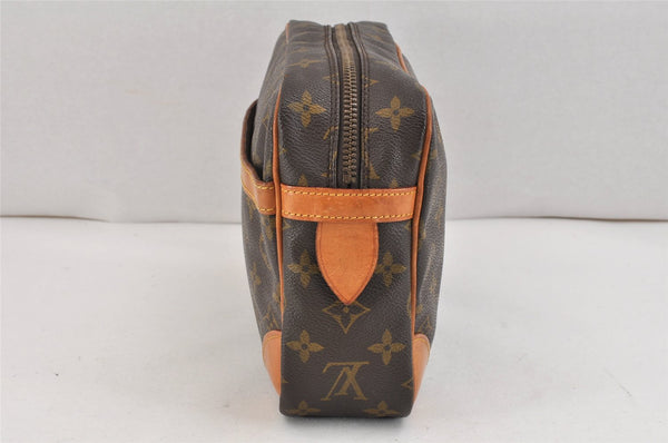 Authentic Louis Vuitton Monogram Compiegne 28 Clutch Hand Bag M51845 LV 2539K